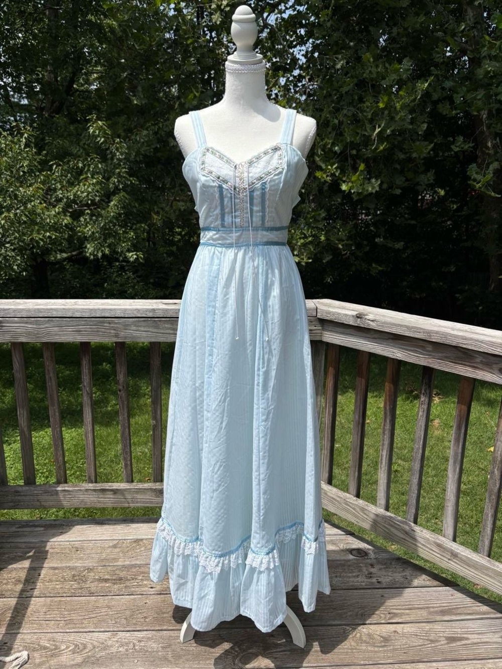 Vintage 70’s floral gunne sax maxi dress